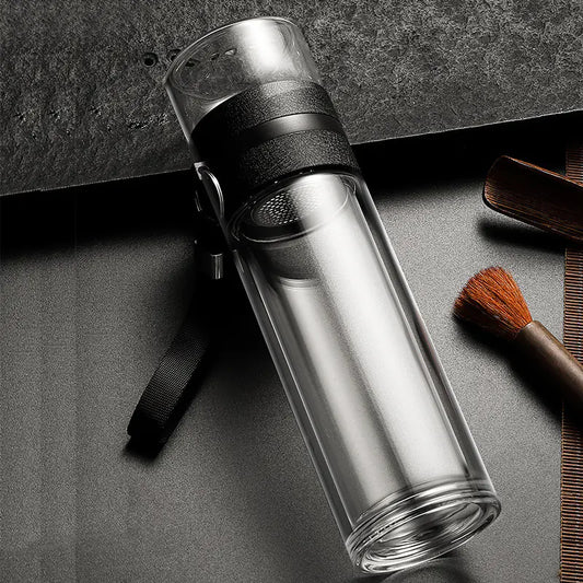 Bouteille infuseur en verre