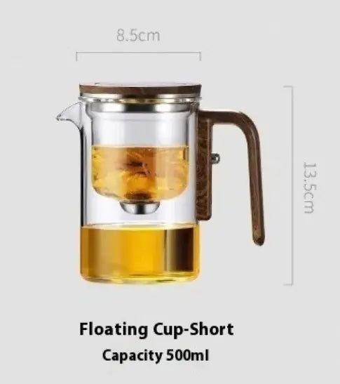 Théière en Verre de Filtration