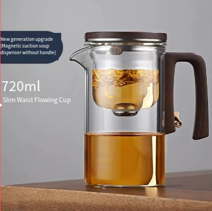 Théière en Verre de Filtration