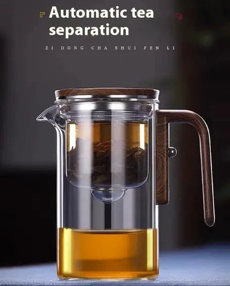 Théière en Verre de Filtration