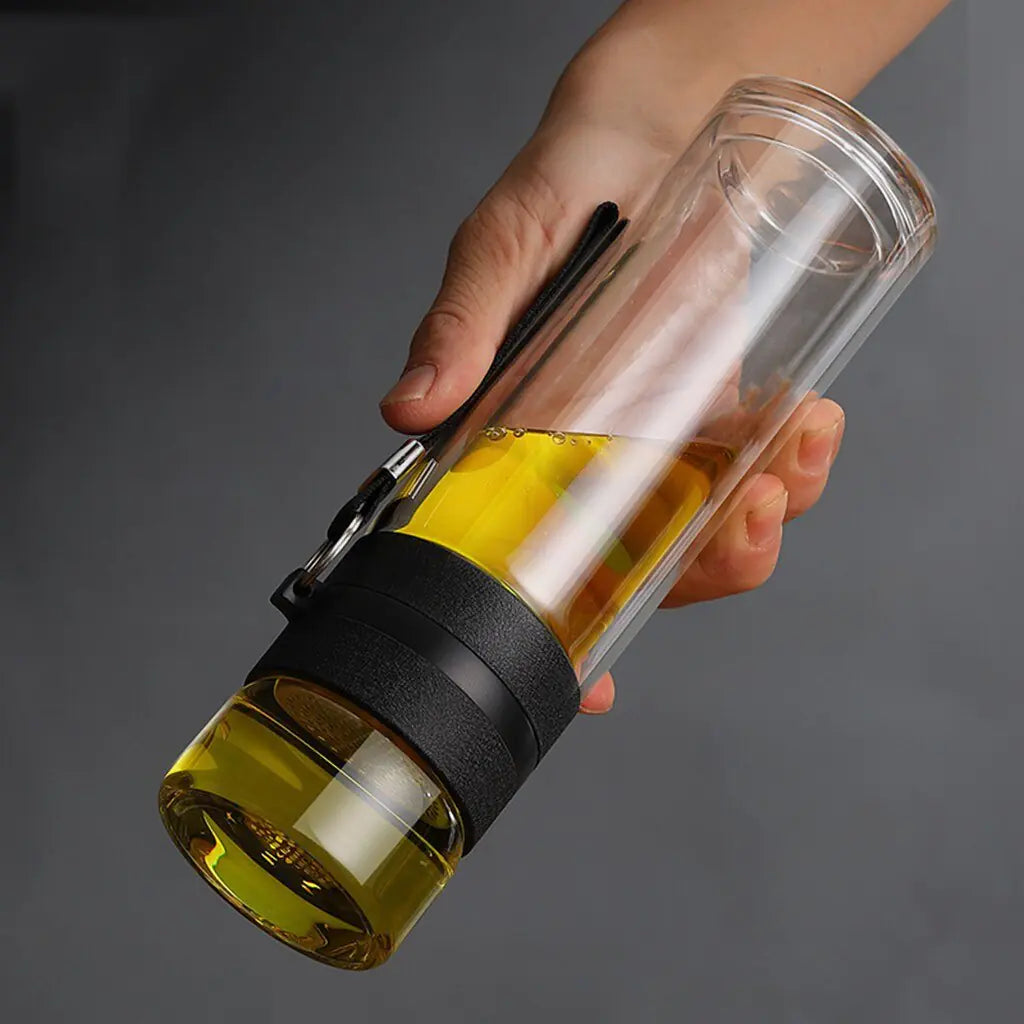 Bouteille infuseur en verre