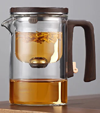 Théière en Verre de Filtration